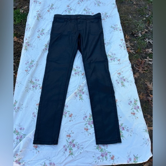 Esmara by Heidi Klum black pants‎ size 8 casual stretch - Picture 2 of 9